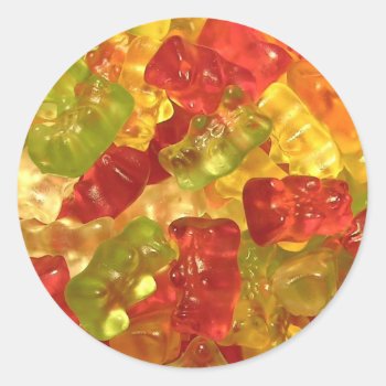 Colorful Gummy Bears Stickers by Godsblossom at Zazzle