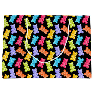 Colorful Gummy Candy Bears  Large Gift Bag
