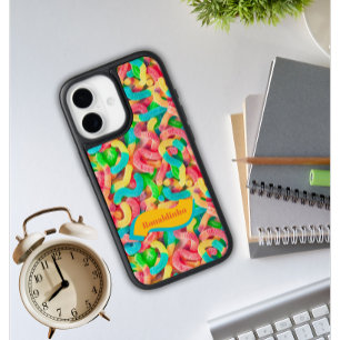 Colorful Gummy Worms Candy Personalized iPhone 17 Case
