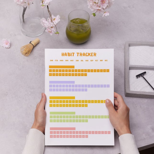Colorful Habit Tracker  Notepad (Creator Uploaded)