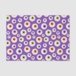 Colorful Halloween Eyeballs Pattern Tissue Paper
