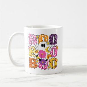 Colorful Halloween Ghost 'BOO' Mug - Ceramic Coffe