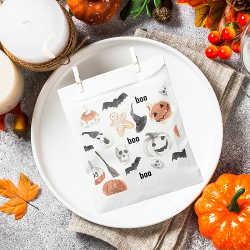 Colorful Halloween Scary Pattern  Favor Bag