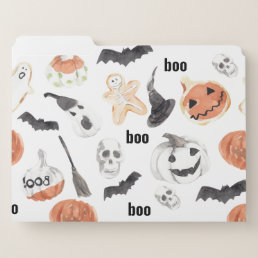 Colorful Halloween Scary Pattern |Happy Halloween File Folder