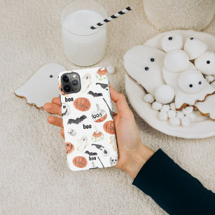 Colorful Halloween Scary Pattern  Happy Halloween  iPhone 11Pro Max Case