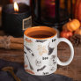 Colorful Halloween Scary Pattern  Two-Tone Coffee Mug