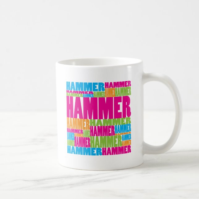 Colorful Hammer Coffee Mug (Right)