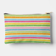 Colorful hand drawn stripes pattern