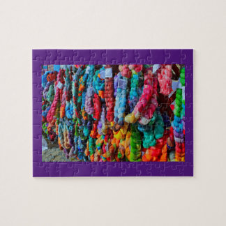 Colorful Hand Dyed Yarn Jigsaw Puzzle