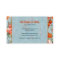 Colorful Hand Painted Retro Flowers-Blue Version