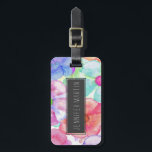 Colorful Hand Painted Watercolor Flowers Luggage Tag<br><div class="desc">This colorful and pretty hand painted watercolor flowers patterns is perfect for the trendy and stylish woman. It's cute and girly print is great for many gifts and occasions. Enjoy this artistic and creative design for your next purchase!</div>