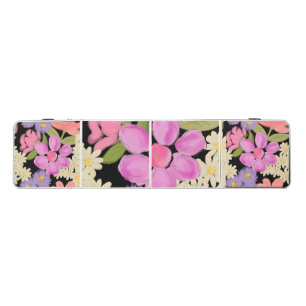 Colorful Hand-Painted Wildflowers and Daisies Beer Pong Table