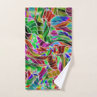Colorful hand towel