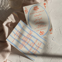 Colorful Hand Written Painted All In One Wedding
