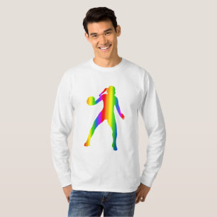 Colorful Handball Rainbow Long Sleeve T-Shirt