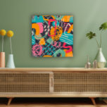 Colorful HandDrawn Contemporary  Grunge Art 3 Foil Prints<br><div class="desc">Colorful hand-drawn abstract shapes,  modern contemporary grunge gold or silver foil poster art. No. 3 out of three in a series.</div>