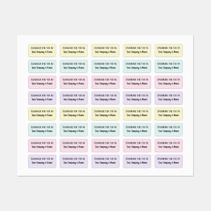 Colorful Handmade by Your Brand Clothing Labels