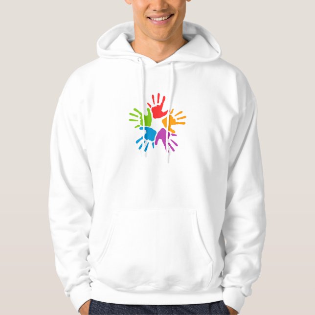 Colorful Hands Hoodie (Front)