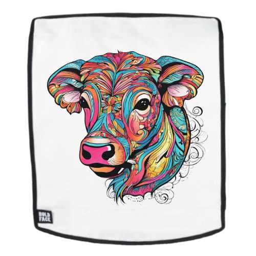  Colorful Happy Baby Cow Backpack