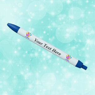 Colorful Happy Birthday Balloons Banner Party Pen