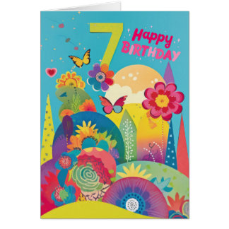 Colorful Happy Birthday Card