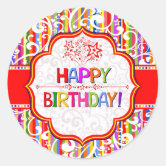 Colorbok Spark Happy Birthday Round Plaster Tin