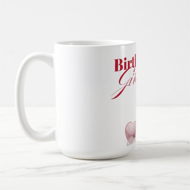 "Colorful Happy Birthday Mug Cheerful Gift for you (Left)