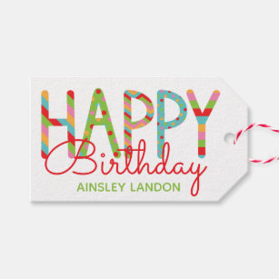 Birthday Gift Tags & Gift Enclosures | Zazzle