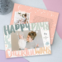 Colorful Happy Days & Cheerful Ways New Year Photo