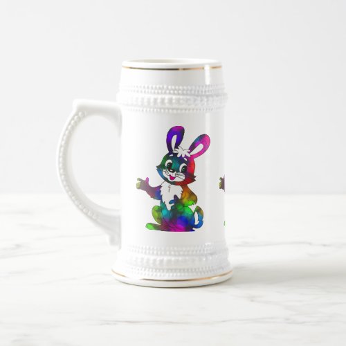 Colorful Happy Easter Bunny Cute Mug