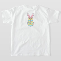Colorful "Happy Easter" Bunny & Eggs Unisex
