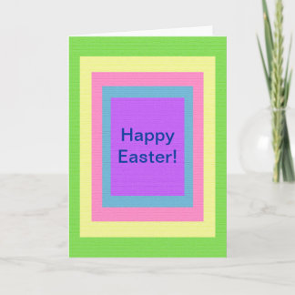 Colorful Happy Easter Card