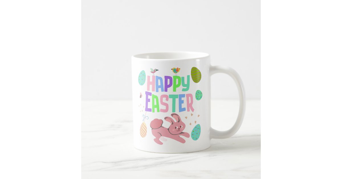 Colorful Happy Easter Coffee Mug | Zazzle