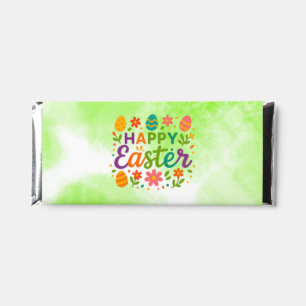 Colorful Happy Easter Hershey Bar Favors