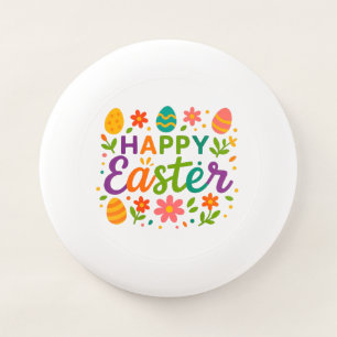 Colorful Happy Easter    Wham-O Frisbee