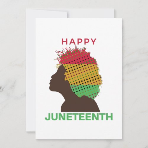 Colorful Happy Juneteenth Black history month Save The Date