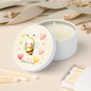 Colorful Happy Little Honey Bee Baby Shower Cute Mini Candle Favors