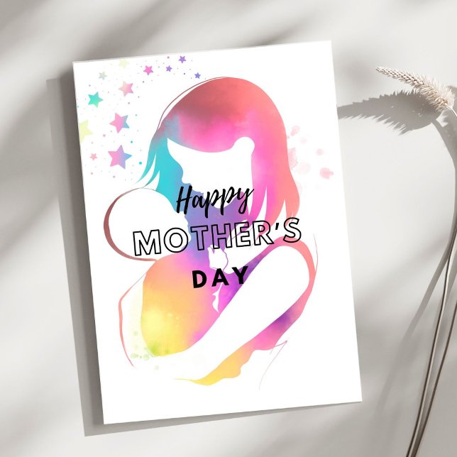 Colorful Happy Mothers Day greeting Card (Creator Uploaded)
