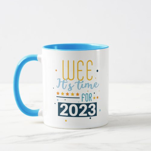 Colorful Happy New Year 2023 Mug