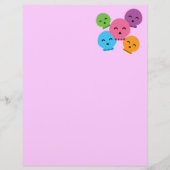 Colorful Happy Skulls (Front)