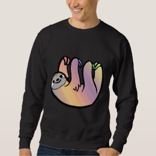 Colorful Happy Sloth Sweatshirt