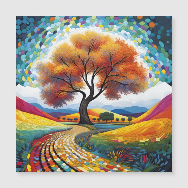 Colorful happy tree (Front)