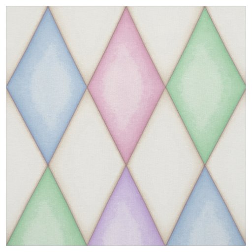 Colorful Harlequin Diamond Check Fabric