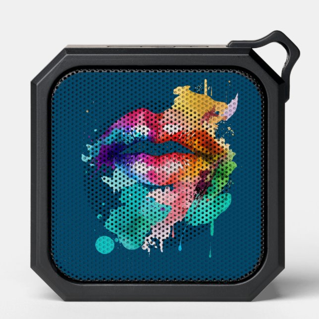 Colorful Harmony: Splash of Music Bluetooth Speaker (Front)