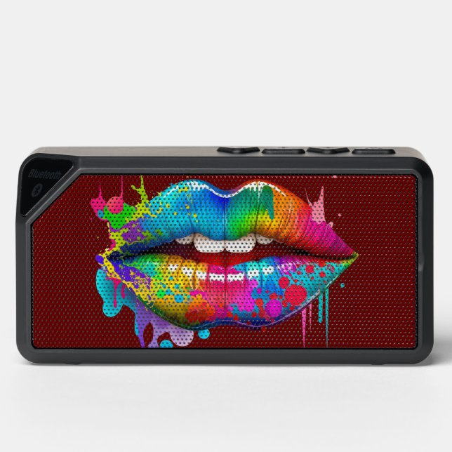 Colorful Harmony: Splash of Music Bluetooth Speaker (Front)