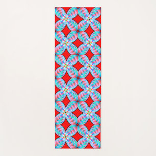 Colorful Harmony: Yoga Mat Art Design"