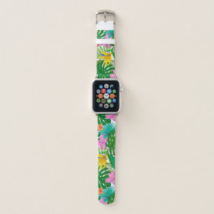 Colorful Hawaiian Foliage Apple Watch Band
