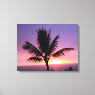 Colorful Hawaiian Sunset Canvas Print