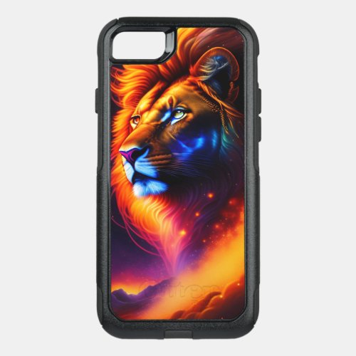 Colorful Head Lion Art OtterBox Commuter iPhone SE87 Case