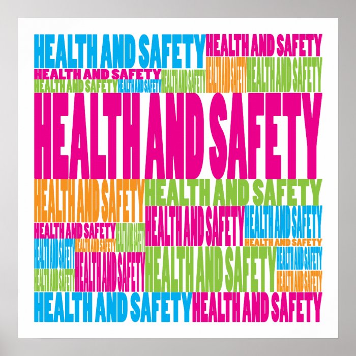 Colorful Health and Safety Posters